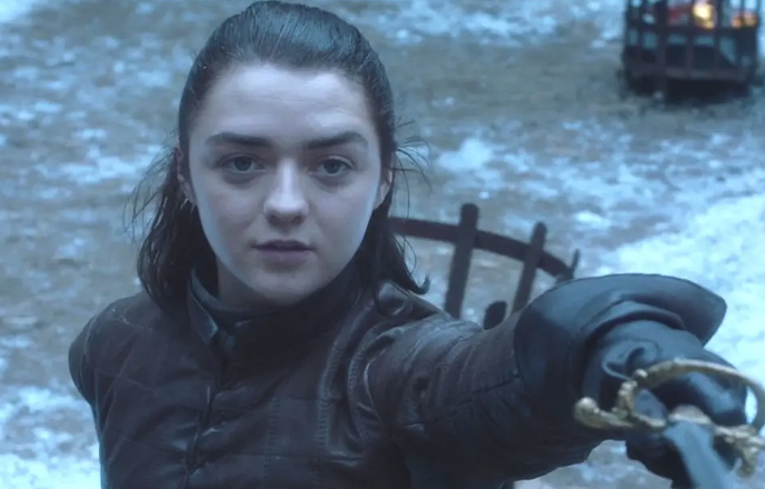 Arya Stark from the TV show Game of Thrones