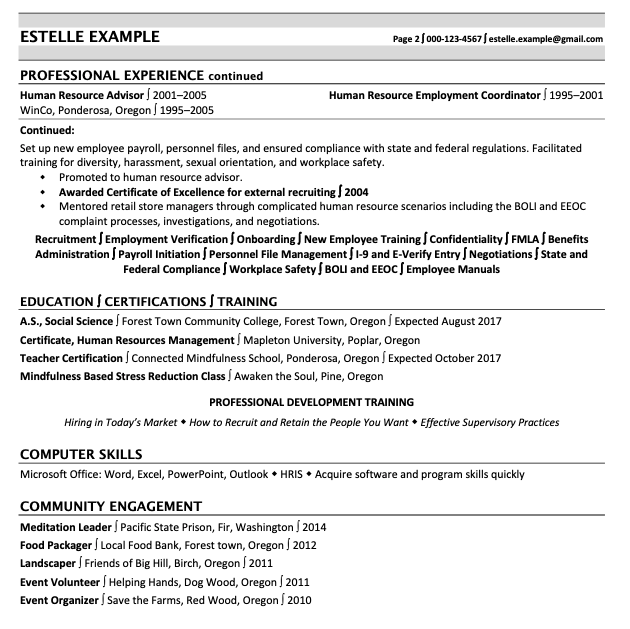 Estelle's resume example 02
