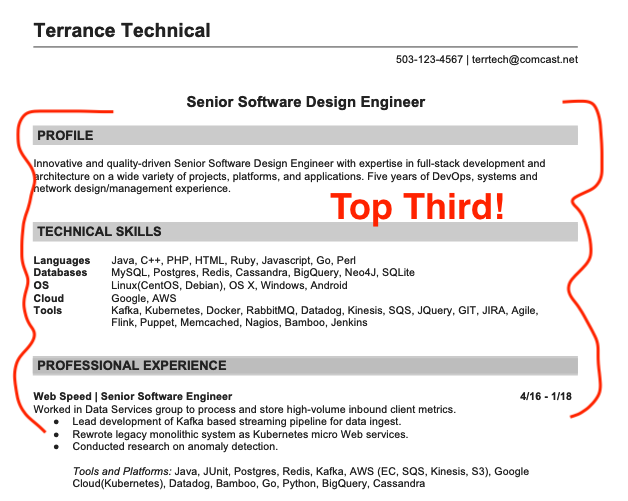 Terrance Top Third