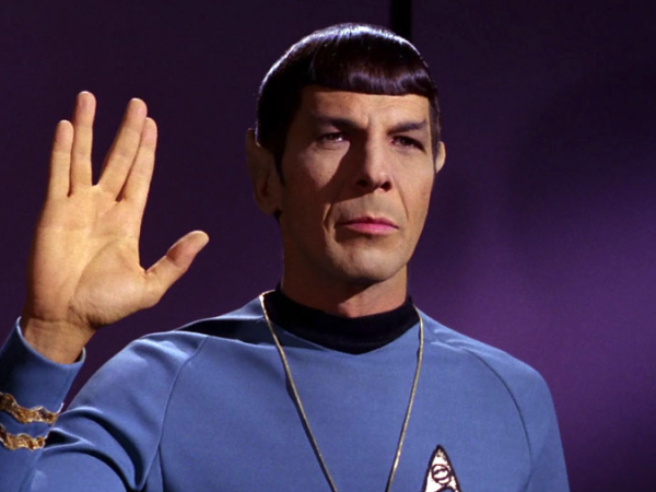 reduce negative self talk - be like Spock