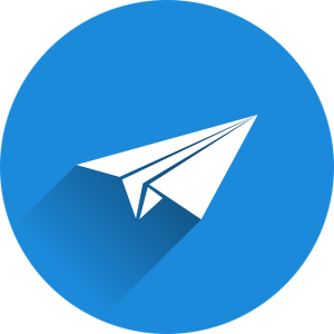 white paper airplain on a blue background - the send email icon